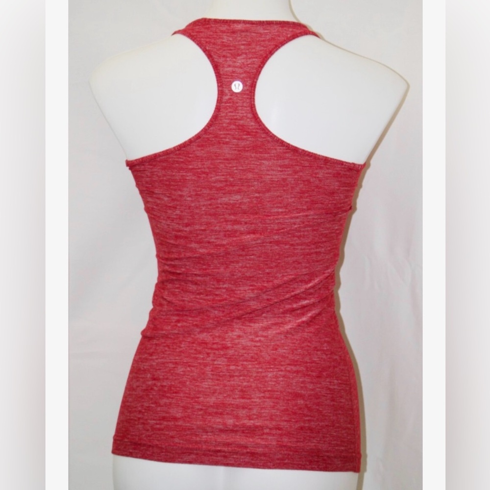 Lululemon Cool Racerback in Heathered Cranberry, Size 8 - Picture 3 of 11